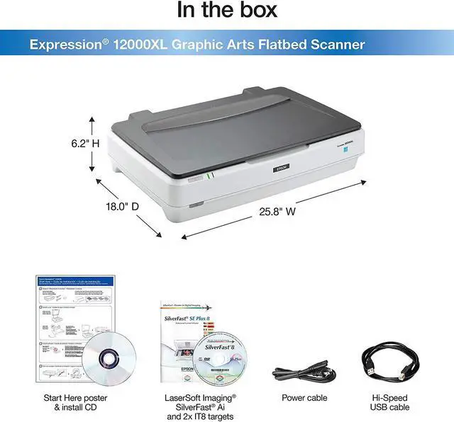Alt view image 5 of 16 - Epson Expression 12000XL Graphic Arts Scanner
