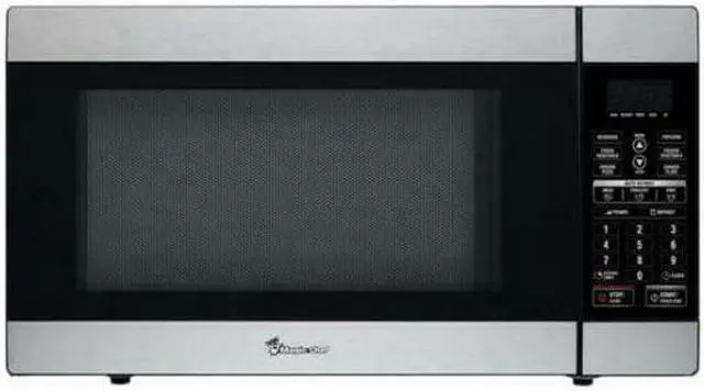 Alt view image 6 of 11 - MAGIC MCD1811ST 1.8 Cu Ft Countertop Microwave 1100 Watt with Digital Touch, Stainless Steel