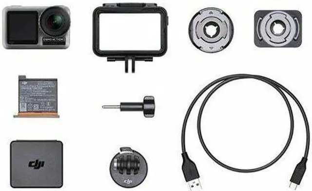 Alt view image 3 of 20 - DJI OSMO ACTION Cam Digital Camera with 2 displays 11m waterproof 4K HDR-Video 12MP 145 Angle Black