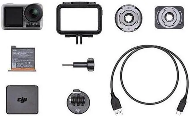 Alt view image 4 of 20 - DJI OSMO ACTION Cam Digital Camera with 2 displays 11m waterproof 4K HDR-Video 12MP 145 Angle Black