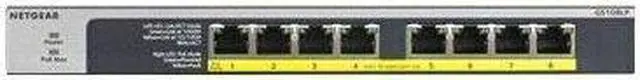 Alt view image 2 of 5 - NETGEAR 8-Port Gigabit Ethernet PoE+ Unmanaged Switch with FlexPoE (60W) | GS108LP