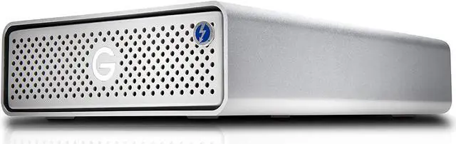 Alt view image 7 of 14 - G-Technology 10TB G-DRIVE with Thunderbolt 3 and USB-C Desktop External Hard Drive, Silver - 0G05378