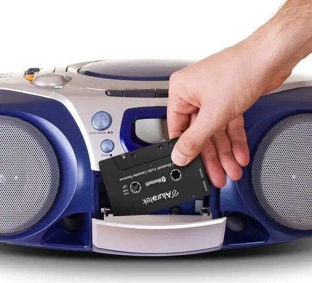 Alt view image 12 of 20 - Aluratek ABCT01F - Universal Bluetooth Audio Cassette Receiver