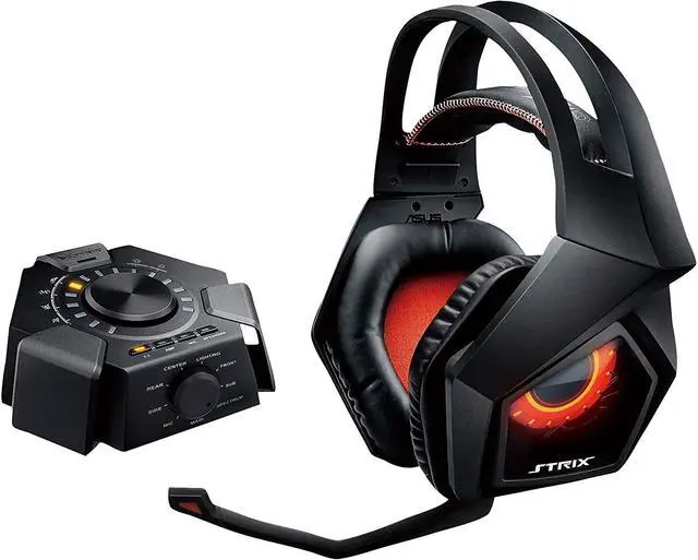Alt view image 2 of 6 - Asus STRIX 7.1 Surround Gaming Headset plug-and-play USB audio station