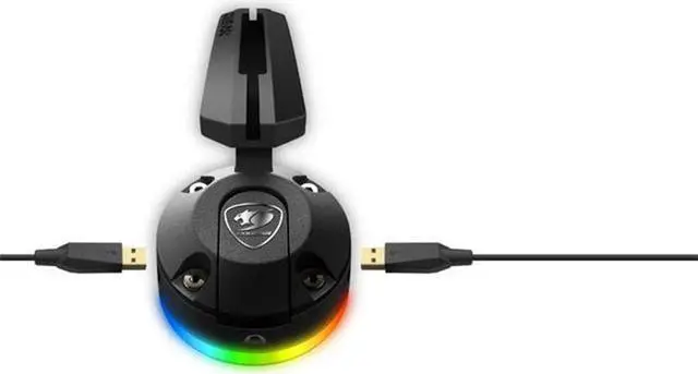 Alt view image 7 of 11 - Cougar Bunker RGB Mouse Bungee with 2x USB 2.0
