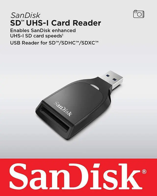 Alt view image 2 of 3 - SanDisk SD UHS-I Card Reader - SDDR-C531-GNANN