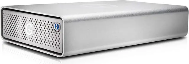 Alt view image 4 of 14 - G-Technology 10TB G-DRIVE with Thunderbolt 3 and USB-C Desktop External Hard Drive, Silver - 0G05378