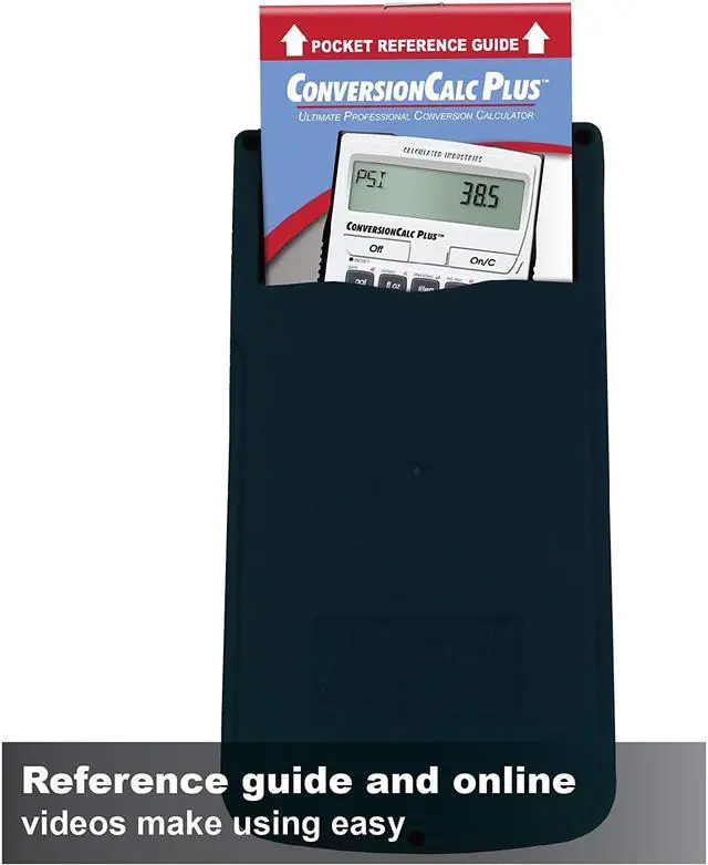 Alt view image 7 of 18 - CALCULATED INDUSTRIES 8030 Conversion Calculator Plus,Portable,LCD
