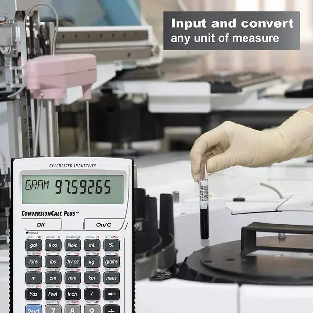 Alt view image 5 of 18 - CALCULATED INDUSTRIES 8030 Conversion Calculator Plus,Portable,LCD
