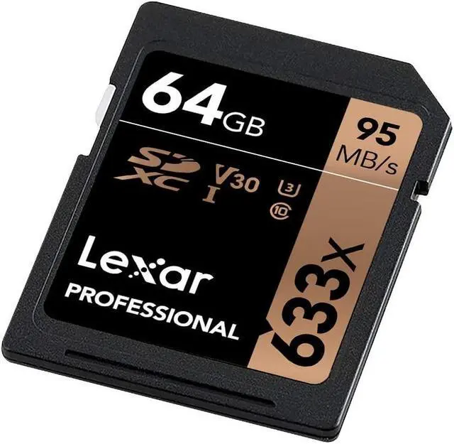Alt view image 16 of 19 - Lexar 64GB Professional Class 10 UHS-I U1 633x SDXC Memory Card #LSD64GCB1NL633