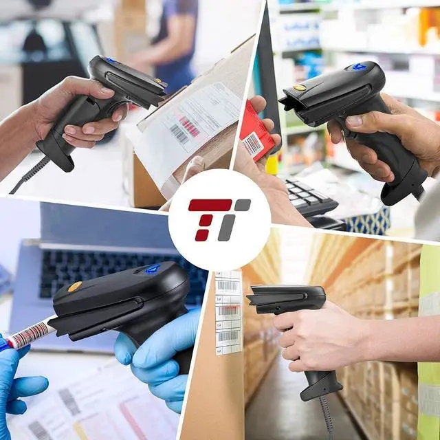 Alt view image 15 of 17 - TaoTronics TT-BS012 Wireless Cordless Handheld Barcode Scanner Reader Kit