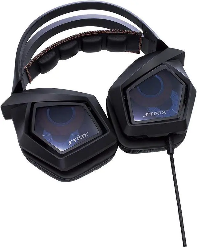 Alt view image 4 of 6 - Asus STRIX 7.1 Surround Gaming Headset plug-and-play USB audio station