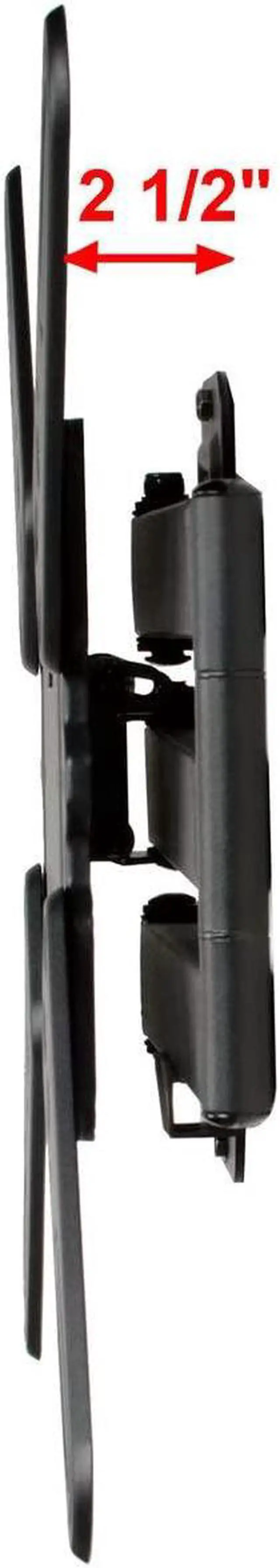 Alt view image 11 of 14 - VideoSecu Full Motion Articulating TV Wall Mount for most 26-55" LCD LED HDTV UHD, Long Arm Tilt Swivel TV Mount Bracket with Max VESA 400x400mm, Loading 88lbs, Cable Management BJZ