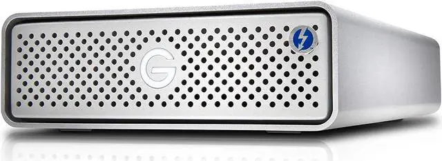 Alt view image 8 of 14 - G-Technology 10TB G-DRIVE with Thunderbolt 3 and USB-C Desktop External Hard Drive, Silver - 0G05378
