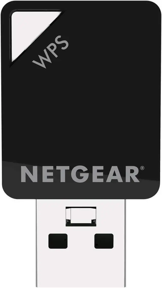 Alt view image 4 of 4 - AC600 Wi-Fi USB 2.0 Mini Adapter for Desktop PC | Dual Band WiFi Stick for Wireless Internet (A6100-10000S) Black