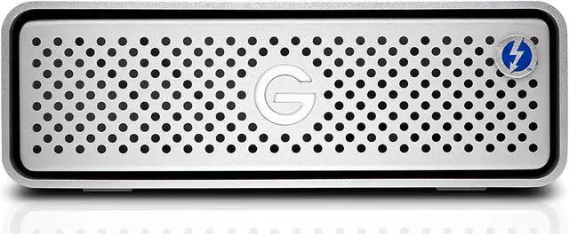 Alt view image 3 of 14 - G-Technology 10TB G-DRIVE with Thunderbolt 3 and USB-C Desktop External Hard Drive, Silver - 0G05378
