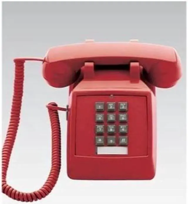 Alt view image 11 of 14 - Scitec 2510E Red Single Line Emergency Desk Phone
