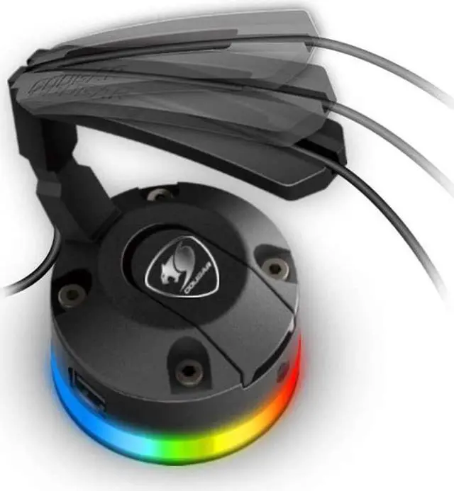 Alt view image 6 of 11 - Cougar Bunker RGB Mouse Bungee with 2x USB 2.0