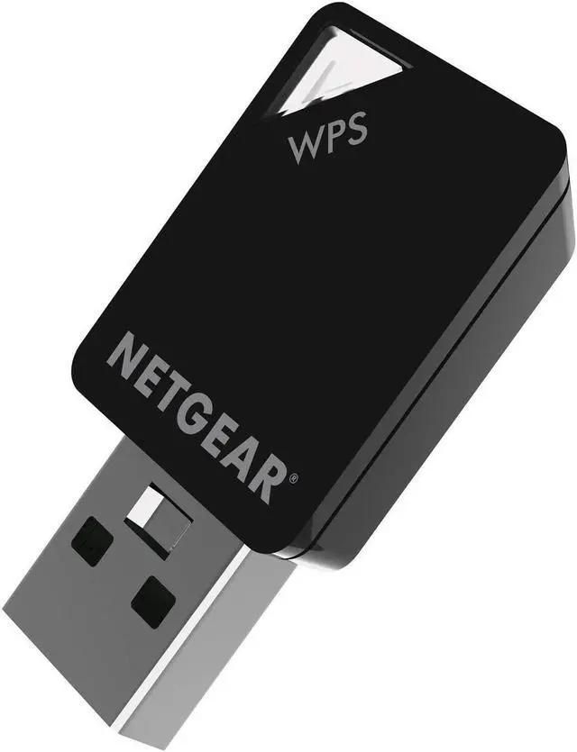 Main image of AC600 Wi-Fi USB 2.0 Mini Adapter for Desktop PC | Dual Band WiFi Stick for Wireless Internet (A6100-10000S) Black