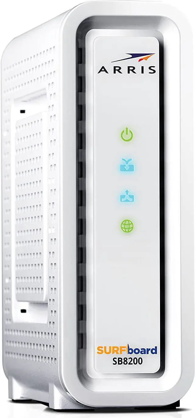 Alt view image 3 of 7 - ARRIS SURFboard Docsis 3.1 Gigabit Speed Cable Modem, Approved for Cox, Spectrum and Xfinity, (SB8200 Frustration Free) & AmazonBasics RJ45 Cat-6 Ethernet Patch Internet Cable - 5 Feet