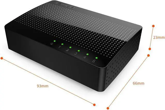 Alt view image 6 of 20 - Tenda Network SG105 5-Port 10/100/1000 Gigabit Desktop Switch