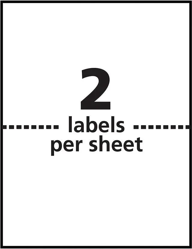 Alt view image 9 of 18 - Avery AVE95526 LABEL,MAIL,WTHRPRF,1000BX, COLOR: WHITE - 95526