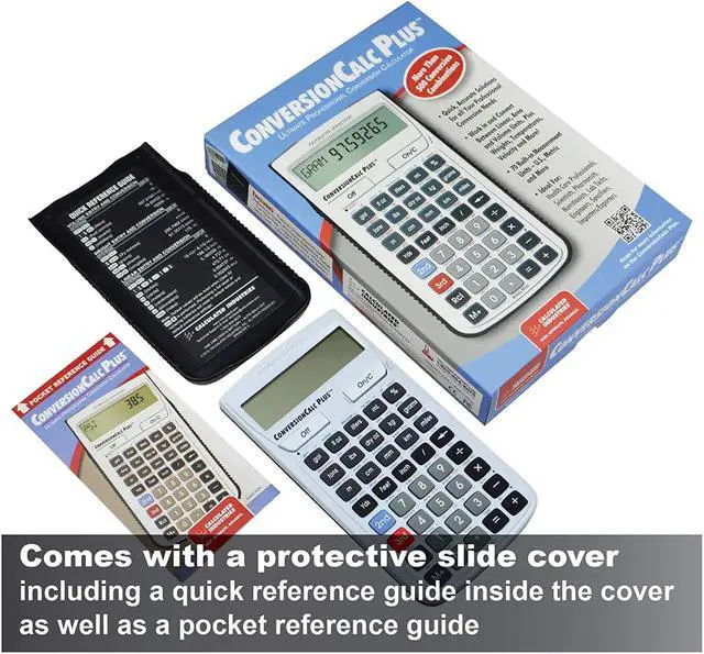 Alt view image 8 of 18 - CALCULATED INDUSTRIES 8030 Conversion Calculator Plus,Portable,LCD