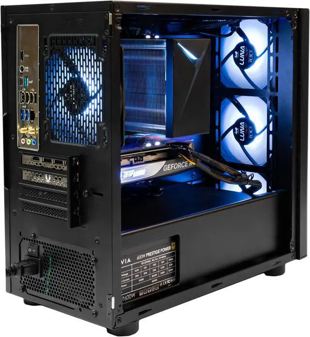 Alt view image 3 of 7 - ZOTAC Gaming MEK HERO G3 A7647v2 SPIDER-MAN: Across the Spider-Verse Bundle Gaming Desktop - AMD Ryzen 5 7600 - 16GB DDR5 - GeForce RTX 4070 12GB - 1TB M.2 SSD - Air Cooled - WiFi 6E + Bluetooth 5.2