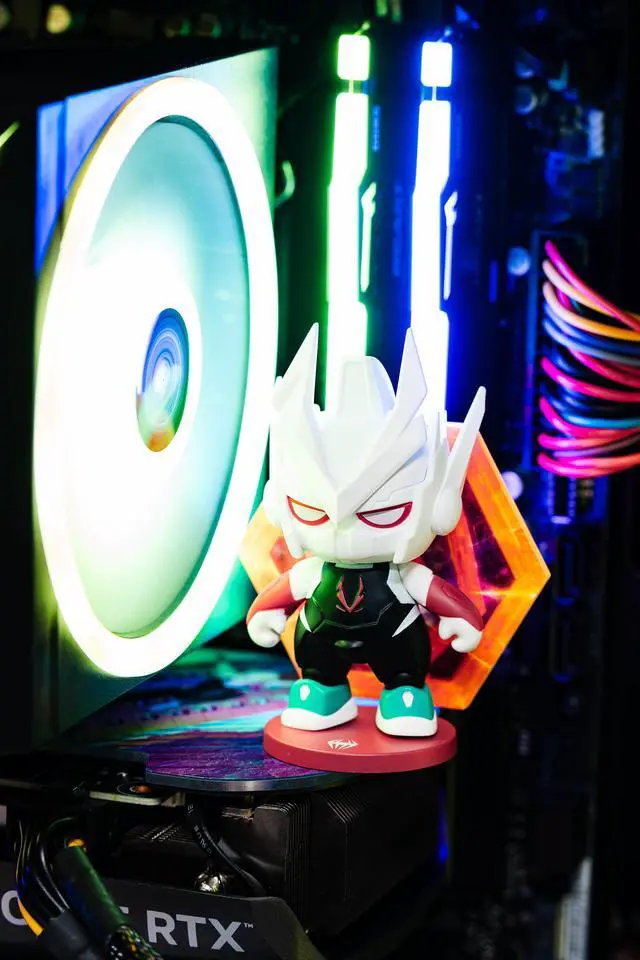 Alt view image 6 of 7 - ZOTAC Gaming MEK HERO G3 A7647v2 SPIDER-MAN: Across the Spider-Verse Bundle Gaming Desktop - AMD Ryzen 5 7600 - 16GB DDR5 - GeForce RTX 4070 12GB - 1TB M.2 SSD - Air Cooled - WiFi 6E + Bluetooth 5.2