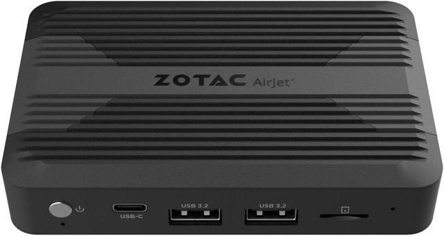 Alt view image 3 of 15 - ZOTAC ZBOX pico PI430AJ with AirJet Solid-state Active-Cooled Mini PC, Intel Core i3-N300 processor, Intel UHD Graphics, 8GB LPDDR5 Memory, No Storage/OS Barebones System, ZBOX-PI430AJ-GLB
