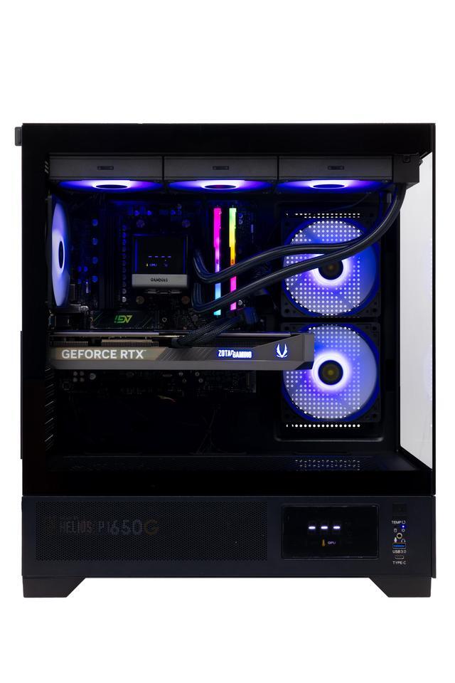 ZOTAC MEK AI-Enhanced Gaming PC Desktop Computer - NVIDIA GeForce RTX 5070 TI , AMD Ryzen 5 7600X up to 5.3GHz, 16GB RGB DDR5, 1TB NVME M.2 SSD, 850W