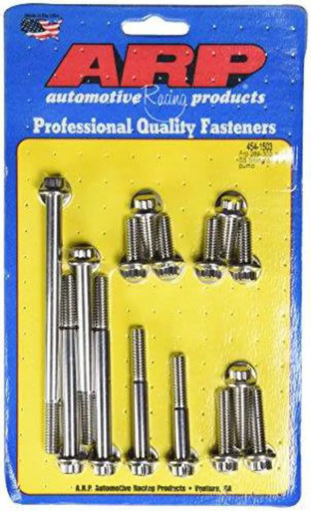 Main image of ARP 4541503 Timing Cover And Water Pump Bolt Kit, Stainless Steel, 12-Point Style, For Select Ford 289-302 Aluminum Applications