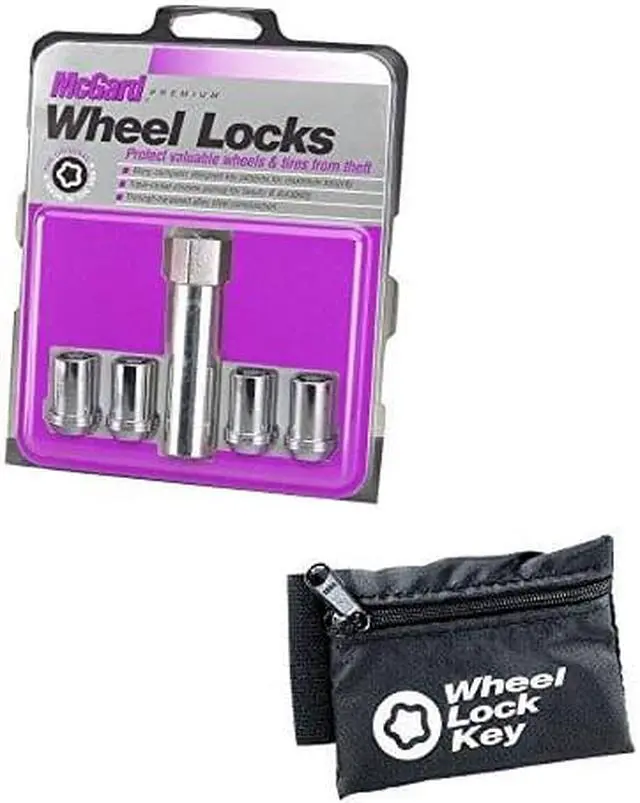Alt view image 5 of 15 - McGard 25257 Chrome Tuner Style Cone Seat Wheel Lock Set (M12 x 1.5)
