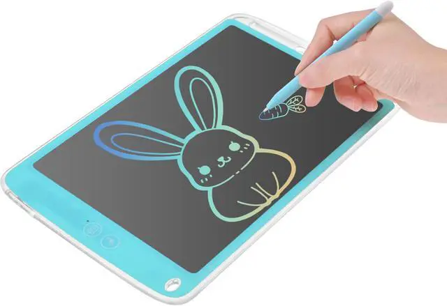 Alt view image 7 of 7 - 10" LCD Writing Pad Drawing Tablet Electronic Doodle Board Erasable Kids Stylus