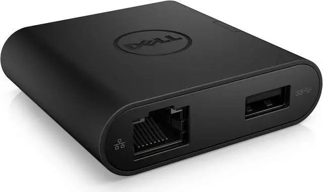 Alt view image 12 of 20 - Dell Adapter DA200 - USB-C to HDMI/VGA/Ethernet/USB 3.0