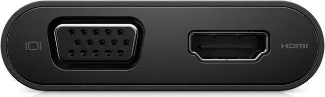 Alt view image 9 of 20 - Dell Adapter DA200 - USB-C to HDMI/VGA/Ethernet/USB 3.0