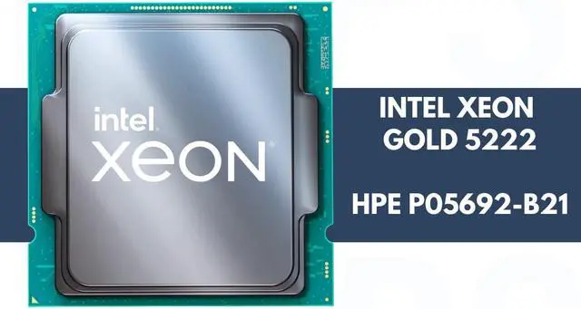 Alt view image 2 of 3 - HPE P05692-B21 Intel Xeon Gold 5222 Quad-core (4 Core) 3.80 GHz Processor Upgrade
