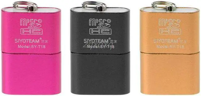 Main image of Mini Aluminum Alloy USB 2.0 A Micro SD TF Memory Card Reader Adapter Whosale&Dropship