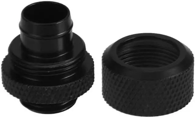 Alt view image 3 of 5 - Cooling Fittings G1/4 External Fitting Thread Pagoda Soft Tube Connector for 9.5X12.7mm PC Cooling System