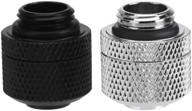 Alt view image 2 of 5 - Cooling Fittings G1/4 External Fitting Thread Pagoda Soft Tube Connector for 9.5X12.7mm PC Cooling System