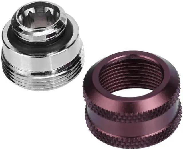 Alt view image 5 of 5 - 14mm Hard Tube Extended Connetor Fittings G1/4 Thread Rigid Tube Compression Fittings for PC Water Cooling System