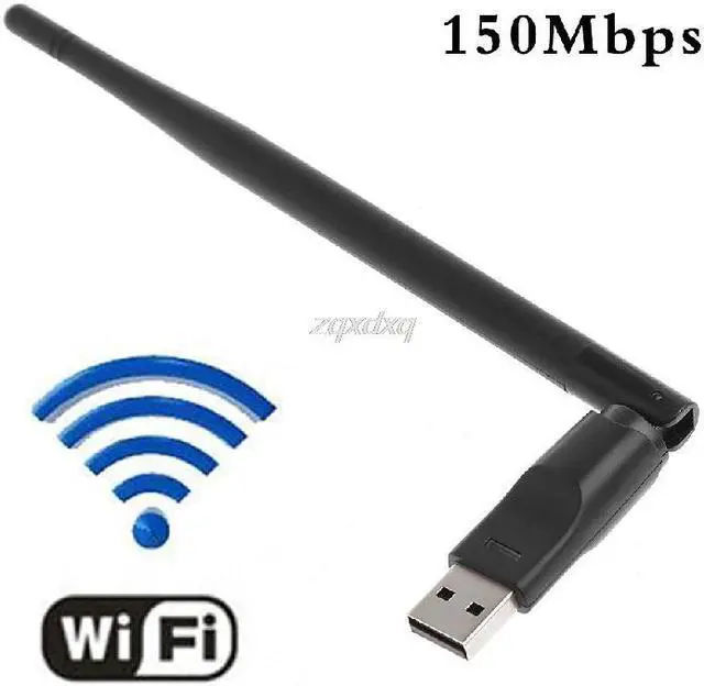 Main image of 150Mbps 802.11n/g/b USB Network LAN Dongle WiFi Wireless Adapter 5dBi Antenna Whosale&Dropship