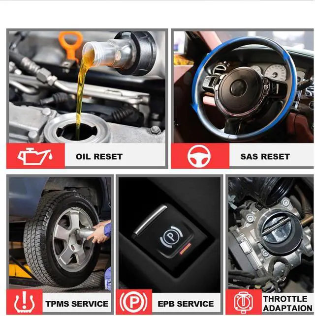 Alt view image 3 of 7 - KONNWEI KW350 OBD2 V/A OBDII EOBD ABS Airbag Scanner for Volkswagen for VW Audi car Full Function Car Scanner Diagnostic Tester