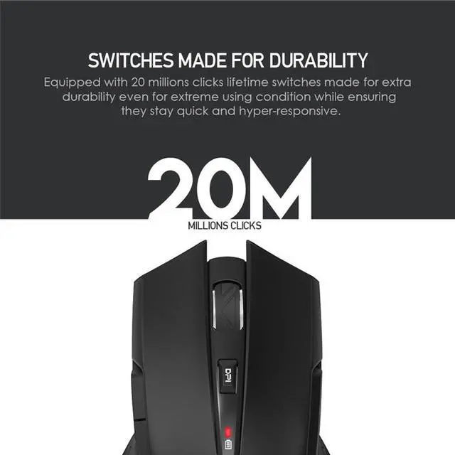 Alt view image 6 of 7 - Fantech Gaming Mouse WCG1 Wemon,Rgb Light Color Switch Button,20 millons buttons life,Utlmate Pixart 3212 Sensor 2400 DPI 30IPS,1000hz Polling Rate,Doal Power Mode,Nano Usb Receiver,