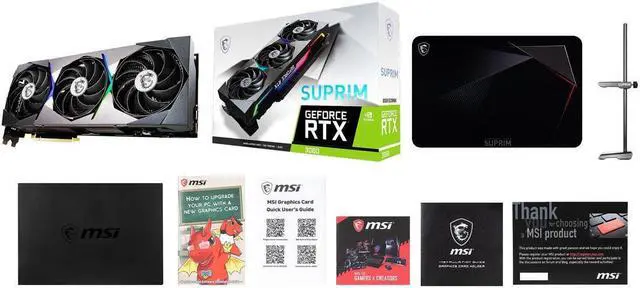 Alt view image 12 of 14 - MSI Suprim GeForce RTX 3080 10GB GDDR6X PCI Express 4.0 Video Card RTX 3080 SUPRIM 10G