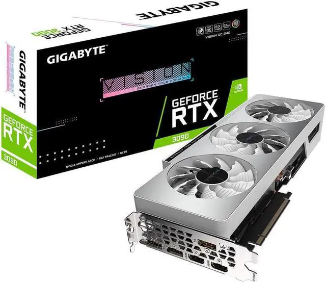 Alt view image 12 of 14 - GIGABYTE GeForce RTX 3090 VISION OC 24GB Video Card, GV-N3090VISION OC-24GD