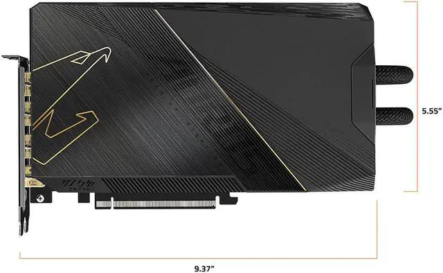 Alt view image 5 of 14 - GIGABYTE AORUS GeForce RTX 3090 Ti XTREME WATERFORCE 24GB GDDR6X PCI Express 4.0 ATX Video Card GV-N309TAORUSX W-24GD