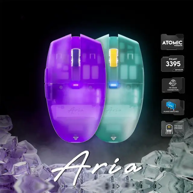 Alt view image 7 of 7 - FANTECH  Wireless Gaming Mouse,Medium-size ,Ergonomic Hand Grips,2.4 GHz wreless Fast charge,RGB Gamer Desk Laptop PC Gaming Mouse, for Windows 7/8/10/11/XP Vista Linux MacOs,Blue