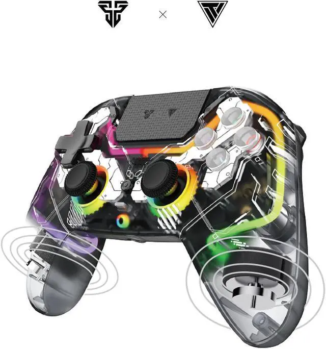 Alt view image 3 of 7 - Fantech NOVA PRO WGP14V2 Wireless/Wired Gaming Controller,22 Buttons, Hall Effect, Cool Lights, Highly Sensitive,Compatible with PC/Steam/Switch/PS4/Ps3/iOS/MacOs/Android,Black