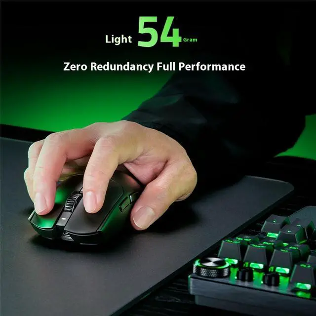 Alt view image 4 of 7 - AULA Viper V3 Pro Wireless Gaming Mouse: 54g Lightweight - 8K Polling - 35000 DPI Optical Sensor with Advanced Features - Gen-3 Optical Switches - 8 Programmable Controls - USB C Charging- Black